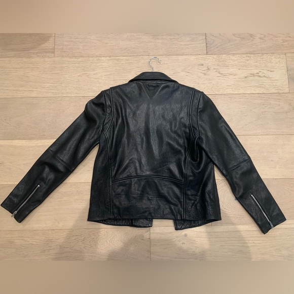 Large Reformation Veda Bad leather jacket - Picture 2 of 9